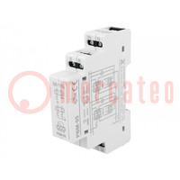 Relay: installation; bistable,impulse; NO; Ucoil: 230VAC; 10A; IP20