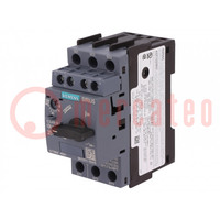 Motor breaker; 5.5kW; NO + NC; 220÷690VAC; for DIN rail mounting