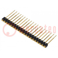 Pin header; pin strips; female; PIN: 20; straight; 2.54mm; THT; 1x20