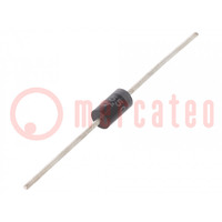 Diode: rectifying; THT; 1.3kV; 3A; tape; Ifsm: 200A; DO27; Ufmax: 1.1V