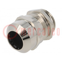 Cable gland; M25; 1.5; IP68; brass; Body plating: nickel; RESM