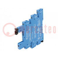 Socket; for DIN rail mounting; Series: 34.51