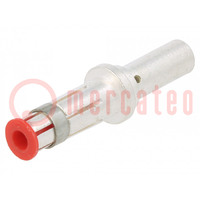 Contact; female; silver plated; 16mm2; 6AWG; power contact; EBC80