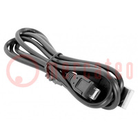 Connection cable; grey; USB 2.0 A plug,USB B micro plug