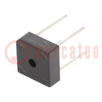 Bridge rectifier: single-phase; Urmax: 200V; If: 10A; Ifsm: 175A