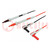 Test leads; Inom: 10A; Len: 1m; red and black; Insulation: silicone
