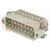 Connector: HDC; contact insert; male; Han® A; PIN: 16; 16+PE; 16A