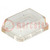 Accessories: cover; Body: transparent; 15x21mm