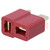 Plug; DC supply; AM-1015; female; PIN: 2; for cable; soldering; red