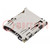 Connector: for cards; microSD; push-push,top board mount; SMT