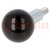 Ball knob; Ø: 50mm; Ext.thread: M6; 11mm