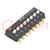 Switch: DIP-SWITCH; Poles number: 8; ON-OFF; -0.025A/24VDC; Pos: 2