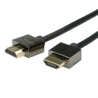 ROLINE Notebook HDMI High Speed kabel met Ethernet M/M, zwart, 2 m