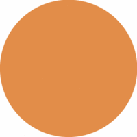 Folienetiketten - Orange, 7.5 cm, Polyethylen, Selbstklebend, Rund, Seton