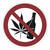 Hinweisschild Cannabis und Alkohol verboten, Größe (Durchm.): 10,0 cm