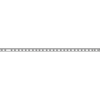 Produktbild zu MACO HS Verbindungsstange flach, gelocht, L= 692 mm, Stahl verzinkt (359639)