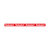 Naklejka XXL / Naklejka reklamowa / Naklejka na okno wystawowe | folia samoprzylepna biały czerwony "Obniżka"