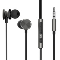 Joyroom Wired Series JR-EW03 kabelgebundene In-Ear-Kopfhörer – Dunkelgrau