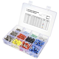 TRU COMPONENTS TC-11991828 ASSORTIMENT DEMBOUTS SIMPLES 0.14 MM², 0.25 MM², 0.34 MM², 0.5 MM², 0.75 MM², 1 MM², 1.5 MM², 2.5 MM²