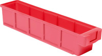 Magazijnbakje PP 400x93x83 mm rood