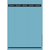 Rückenschild selbstklebend PC, Papier, lang, schmal, 125 Stück, blau