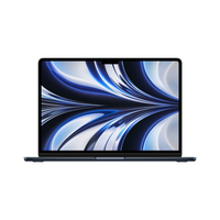 Apple MacBook Air Apple M M2 Laptop 34,5 cm (13.6") 8 GB 256 GB SSD Wi-Fi 6 (802.11ax) macOS Monterey Zwart