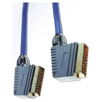 e+p VC 850 U/2 SCART-Kabel 2,5 m SCART (21-pin) Blau