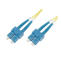 LogiLink 10m, 9/125, SC - SC cable de fibra optica Amarillo