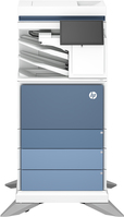 HP LaserJet Impresora multifunción Color Flow 6800zfsw, Imprima, copie, escanee y envíe por fax, Flow; Pantalla táctil; Grapado; Cartucho TerraJet