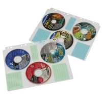 Hama CD-ROM Index Sleeves 60 disques Transparent