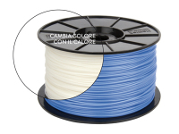Hamlet Bobina di filamento per stampanti 3D 3DX100 in ABS termosensibile: cambia colore con il calore da Blu a Bianco da 1kg
