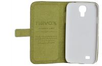 nevox 1123 Handy-Schutzhülle Folio Grün, Weiß