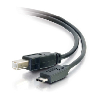 C2G 12ft, USB 2.0 Type C, USB B USB cable 3.6576 m USB C Black