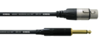 Cordial CCM 5 FP cable de audio 5 m XLR (3-pin) 6,35mm Negro
