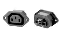Microconnect PE13INLET power plug adapter C13 Black