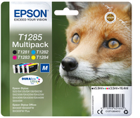 Epson Fox T1285 tintapatron 1 dB Eredeti Fekete, Cián, Magenta, Sárga