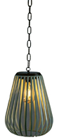 STT Solar Industrial Lamp Laterne LED Blau