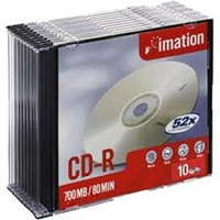Imation 73000023082 írható CD CD-R 700 MB 10 db