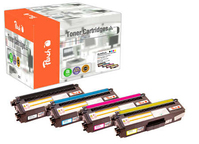 Peach PT793 tonercartridge 4 stuk(s) Compatibel Zwart, Cyaan, Magenta, Geel