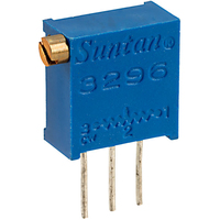 Suntan TSR-3296X-202R schakelaar voor elektrische potentiometers Blauw 2000 Ohm