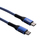 Akyga AK-USB-37 USB kábel 1 M USB 2.0 USB C Kék
