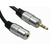 Cables Direct NL2TTMF-100 audio cable 0.5 m 3.5mm Black, Silver