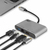 ACT AC7040 USB-C naar HDMI multiport adapter met ethernet, USB hub en cardreader