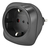 Ansmann 1250-0035 power plug adapter Type L (IT) Type C (Europlug) Black