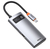Baseus Metal Gleam Series 4-in-1 USB-C Hub stacja dokująca Tablet/Smartphone Srebrny