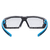 Uvex 9199680 veiligheidsbril Polycarbonaat (PC) Zwart, Blauw