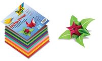 folia Feuilles de papier origami à plier, 100 x 100 mm (57905317)