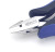 clipping - schmitz electronic sidecutter ESD tapered head, relieved jaws, small version - fine bevel- 4.3/4"