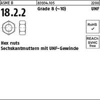 ART 83934 Hex nuts Grade 8 3/8 - 24 UNF VE=S
