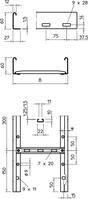 OBO LG 640 NS 3000FS KABELLADDER PERF NS 60X400 3M